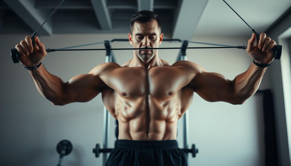 cable fly exercise cable fly exercise