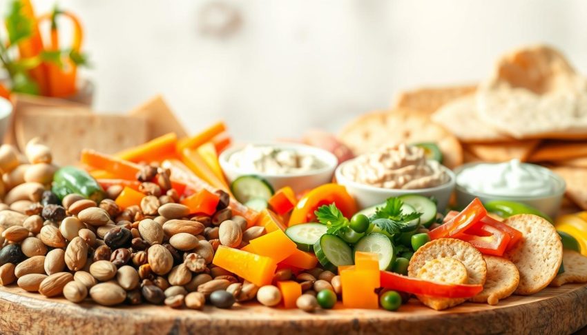 high protein snacks vegetarian